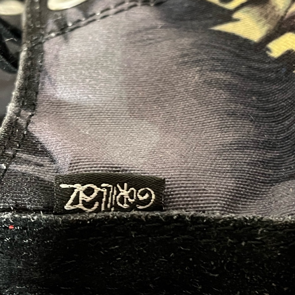 Converse Gorillaz X Chuck Taylor All Star Murdoc Mens Sz 4 Womens 6 RARE black - Picture 8 of 16